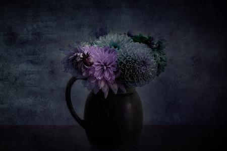 A pitcher with flowers