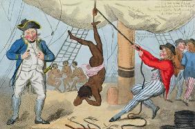 The Abolition of the Slave Trade, 1792 (coloured etching)