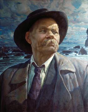 Portrait von A.M.Gorki. 1937