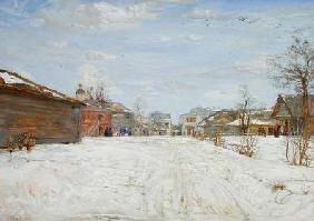 Street Scene in Winter