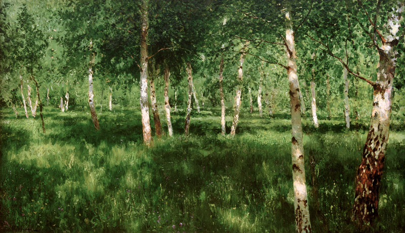 Birch Grove from Isaak Iljitsch Lewitan