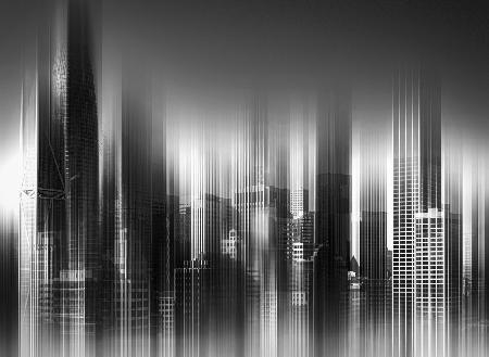 San Francisco in black and white