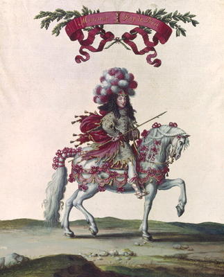 Philippe I (1640-1701) Duke of Orleans as the King of Persia, part of the Carousel Given by Louis XI from Israel, the Younger Silvestre