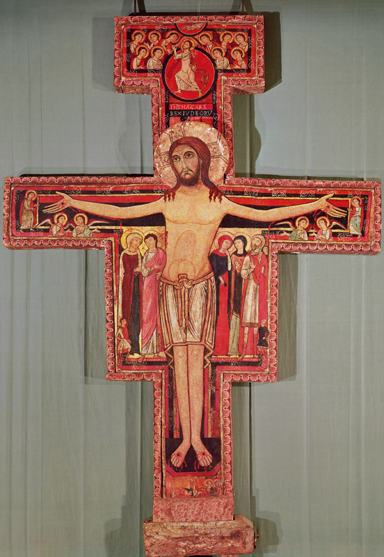 The Crucifix of St. Damian from Italian pictural school