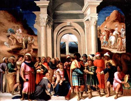 The Adoration of the Magi from Italian pictural school