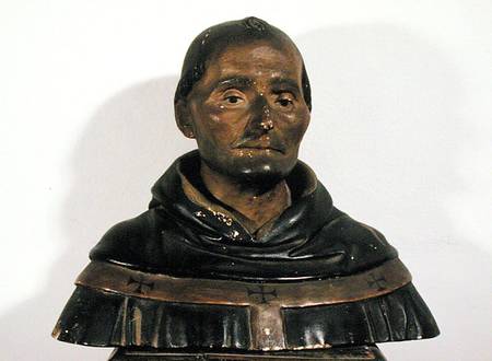 Bust of St. Antoninus (1389-1459) from Italian pictural school