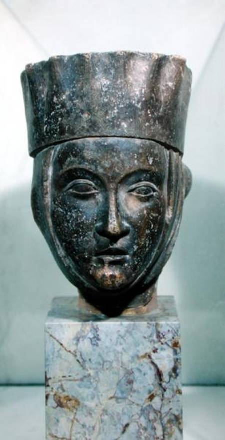 Head of a Woman with a Hat from Italian pictural school