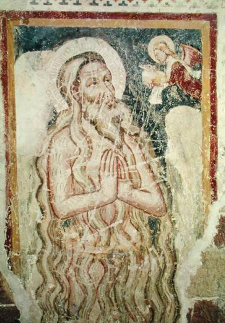 A Hermit Saint from Italian pictural school