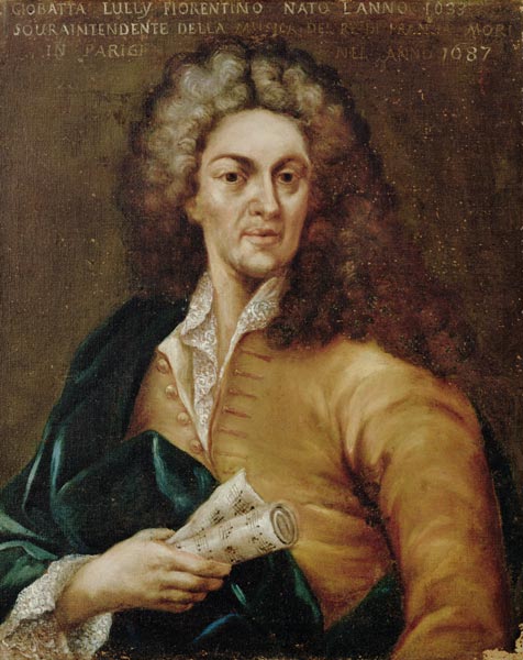 Jean-Baptiste Lully (1632-87) from Italian pictural school