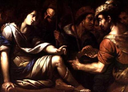 Joseph sold by his brethren from Italian pictural school