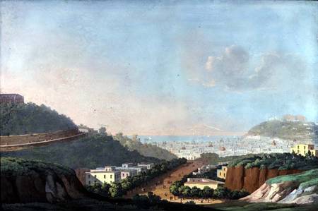 View of Naples from Capodimonte and the Gulf of Pozzouli from Italian pictural school