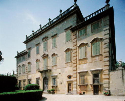 Facade of Villa La Pietra (photograph) from Italian School, (15th century)
