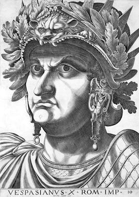 Vespasian (9-79 AD), 1596 (engraving)
