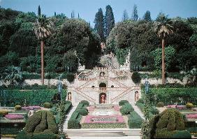 Steps in the garden of the Villa Garzoni (photograph)