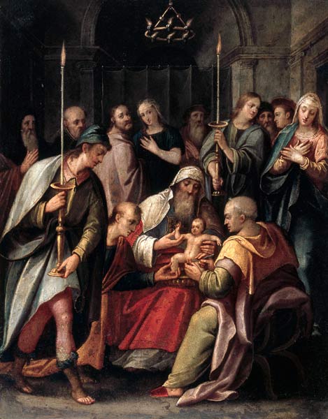 Circumcision of Christ / Ital.Paint./C16 from Italian