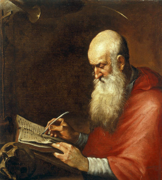St.Jerome / Ital.Paint./ C17th from Italian