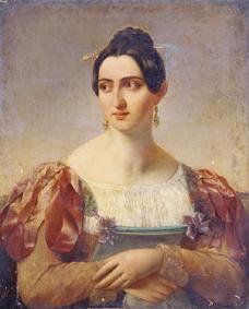 Bildnis einer italienischen Dame.