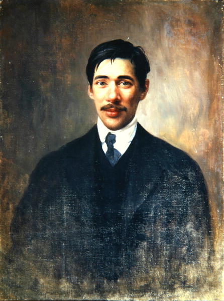 Portrait of Korney Chukowsky, c.1909 (oil on canvas)  from Ivan Kirillovich Parkhomenko