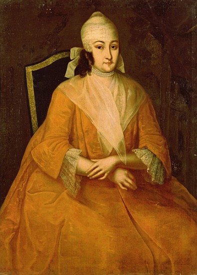 Portrait of Anna Leopoldovna from Ivan Yakovlevich Vishnyakov