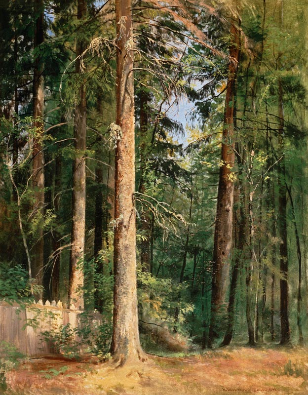 I.I.Shishkin, Forest, 1892 from Iwan Iwanowitsch Schischkin