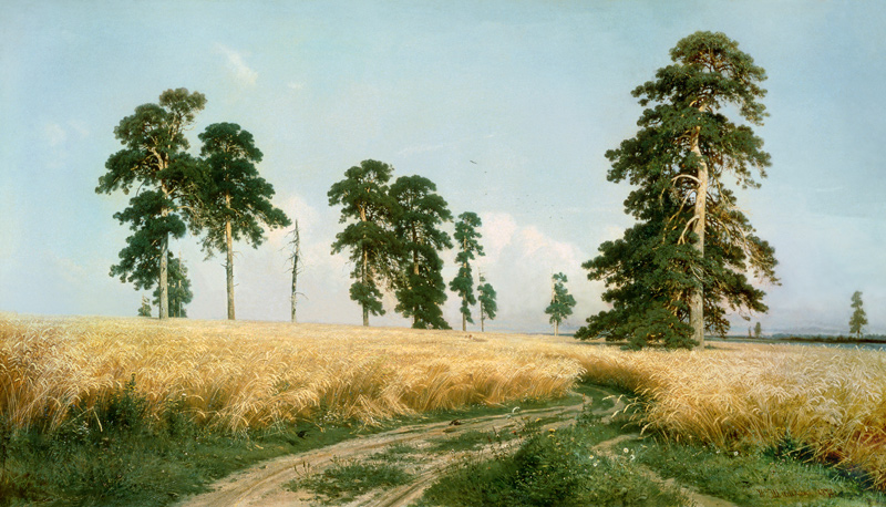 Rye Field from Iwan Iwanowitsch Schischkin