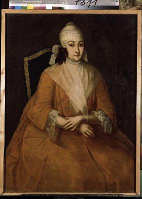 Portrait of Anna Leopoldovna, regent of Russia (1718-1746)