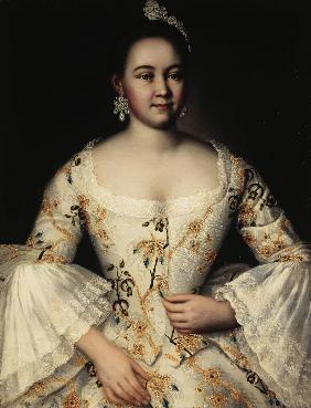 Portrait of Stepanida Yakovleva (1738-1781)