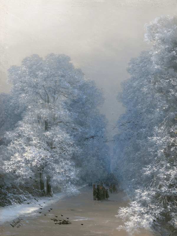 Winter landscape from Iwan Konstantinowitsch Aiwasowski
