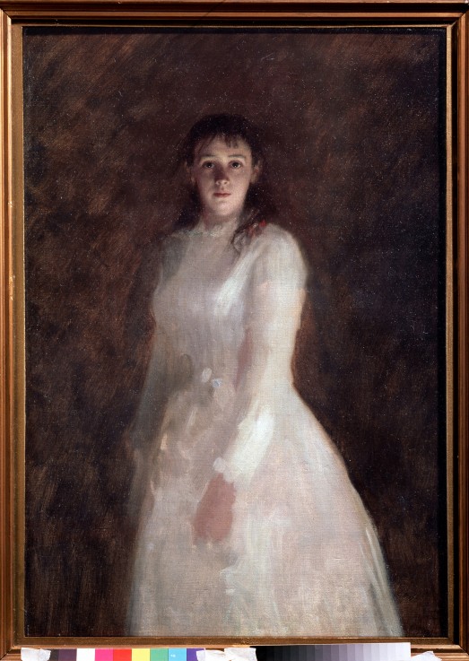 Portrait of a young Lady from Iwan Nikolajewitsch Kramskoi