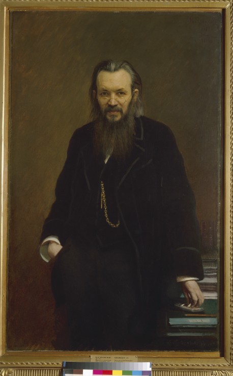 Portrait of the publisher and journalist Aleksey Suvorin (1834-1912) from Iwan Nikolajewitsch Kramskoi
