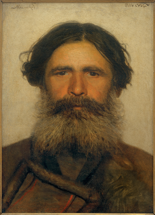 Porträt eines Bauern from Iwan Nikolajewitsch Kramskoi