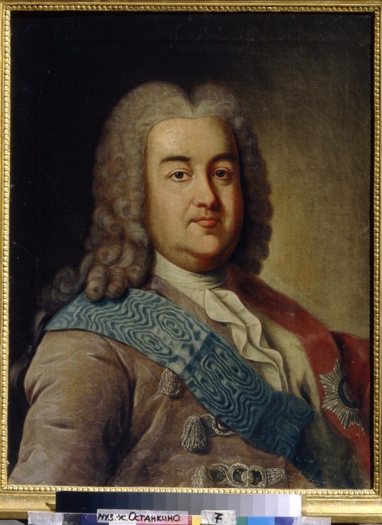 Portrait of Prince Alexey Mikhailovich Cherkassky from Iwan Petrowitsch Argunow