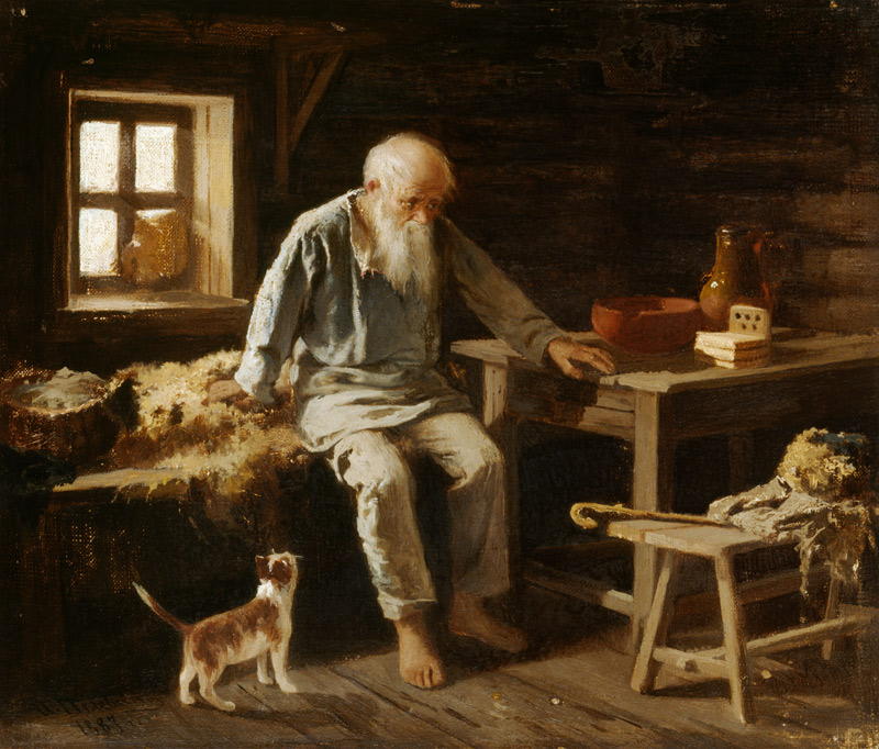 Old Man and his Cat from Iwan Andrejewitsch Pelewin