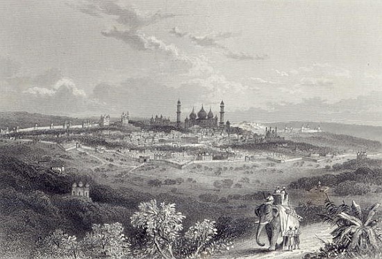 Delhi; engraved by Edward Paxman Brandard (1819-98) c.1860 from J Ramage