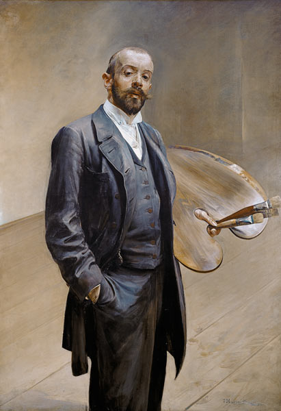 Self-portrait with pallet from Jacek Malczewski