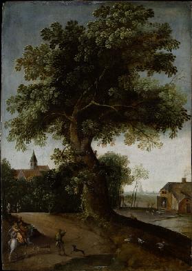 Landscape with Large Tree