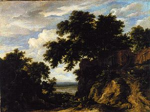 Wooded landscape. from Jacob Isaacksz van Ruisdael