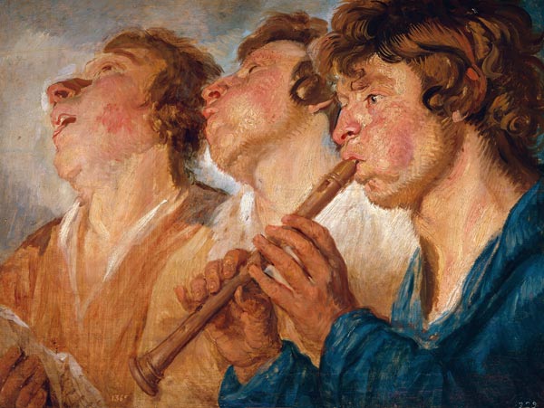 Three Buskers from Jacob Jordaens