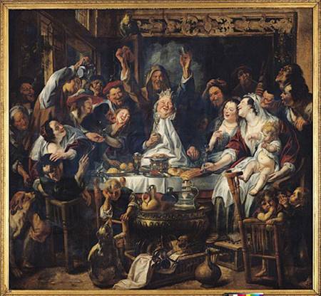 The King is Drinking from Jacob Jordaens