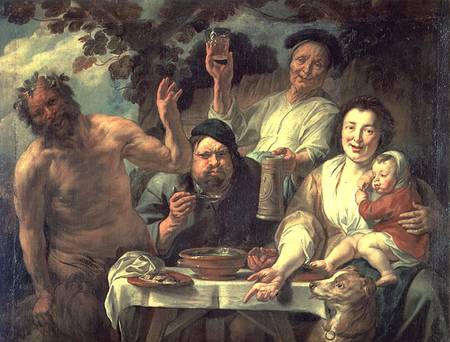 The Satyr and the Peasants from Jacob Jordaens