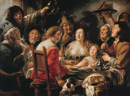 The King Drinks, or Family Meal on the Feast of Epiphany