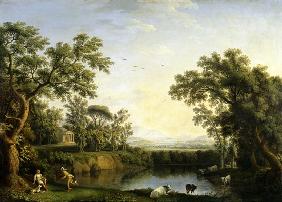 Ideal countryside with Mercury and Paris.