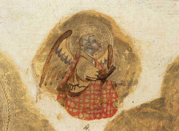 Fiore, Jacobello del (Died 1439). - ''Angel''. - Detail from the triptych with the Madonna of the Pr from Jacobello del Fiore