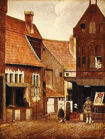 The street. from Jacobus Vrel