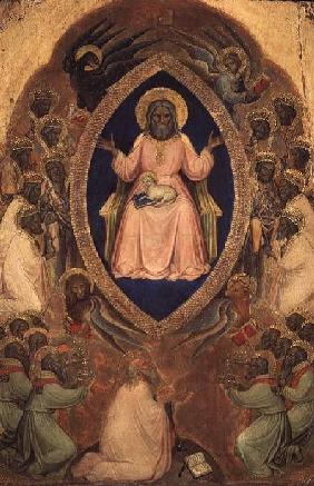 God the Father Enthroned from the Polyptych of the Apocalypse