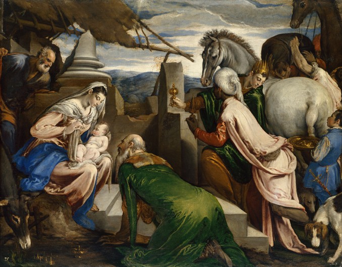 The Adoration of the Magi from Jacopo Bassano
