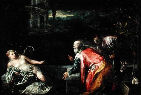Susanna and the Elders from Jacopo Bassano