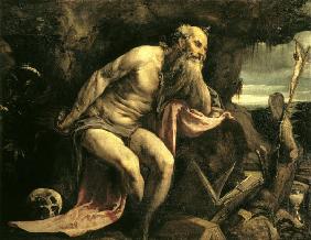 Bassano, Jacopo, origin. Jacopo da Ponte c.1510/18 - 1592. ''Penitent St. Jerome'', c.1562/68. Oil o