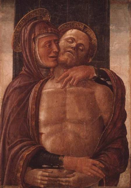 The Virgin with the Dead Christ (tempera on wood) from Jacopo da Montagnana