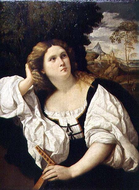 Lady with a Lute from Jacopo Palma